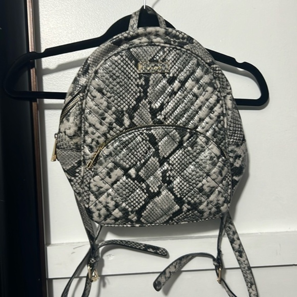Aldo Snakeskin Backpack